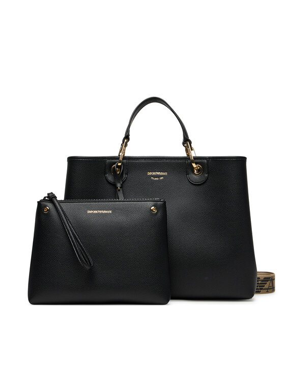 Emporio Armani Дамска чанта EW000360 AF12103 MC032 Черен цвят на ниска цена