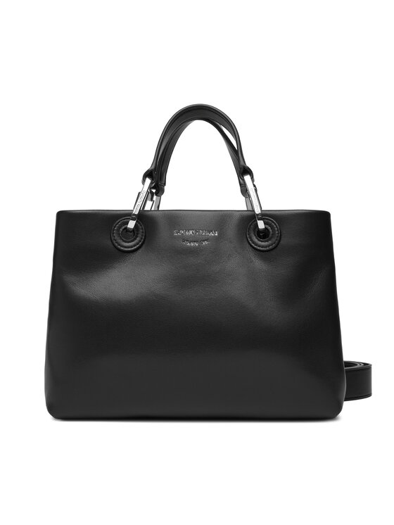 Emporio Armani Дамска чанта EW000361 AF18673 UC001 Черен цвят на ниска цена