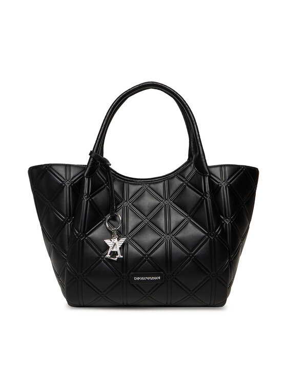 Emporio Armani Дамска чанта EW001009 AF17630 UC001 Черен цвят на ниска цена