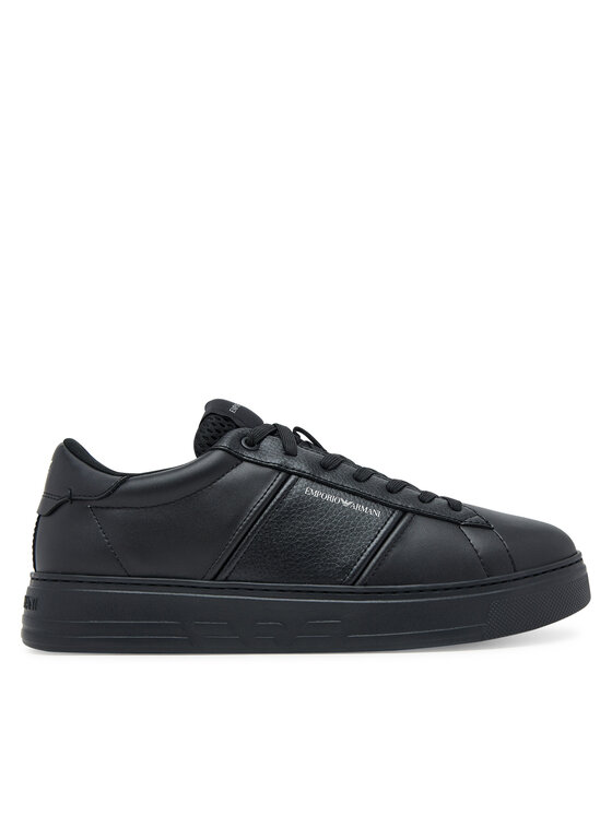 Emporio Armani Сникърси EM003701 AF18017 MC005 Черен цвят на ниска цена