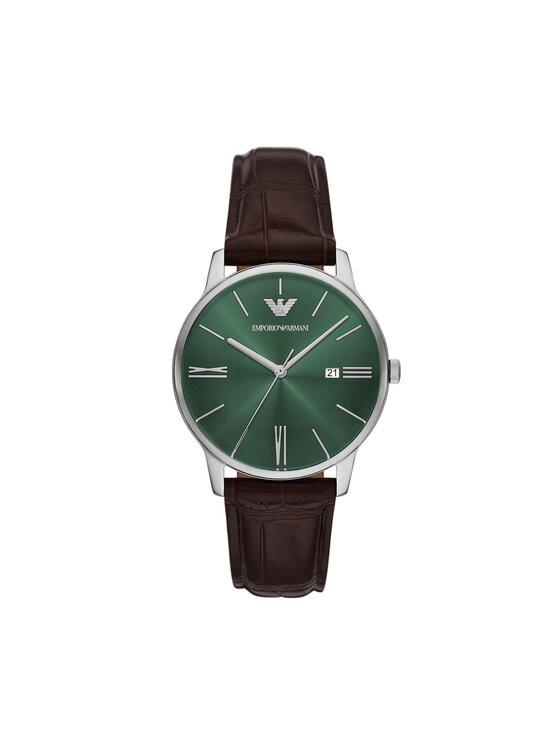 Emporio Armani Часовник Minimalist AR11672 Кафяв цвят на ниска цена