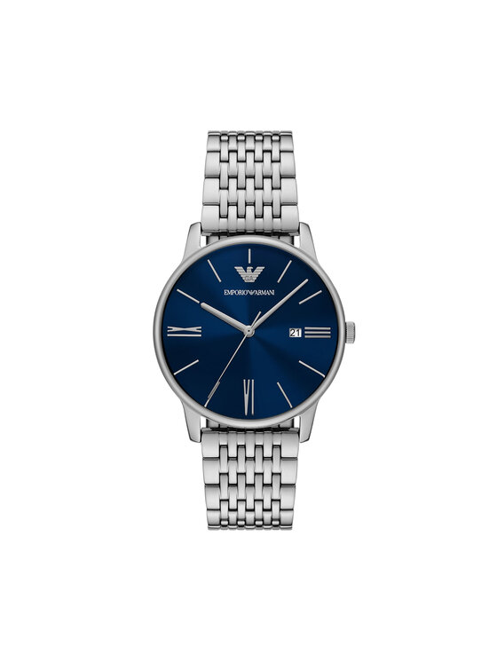 Emporio Armani Часовник Minimalist AR11674 Сребрист цвят на ниска цена