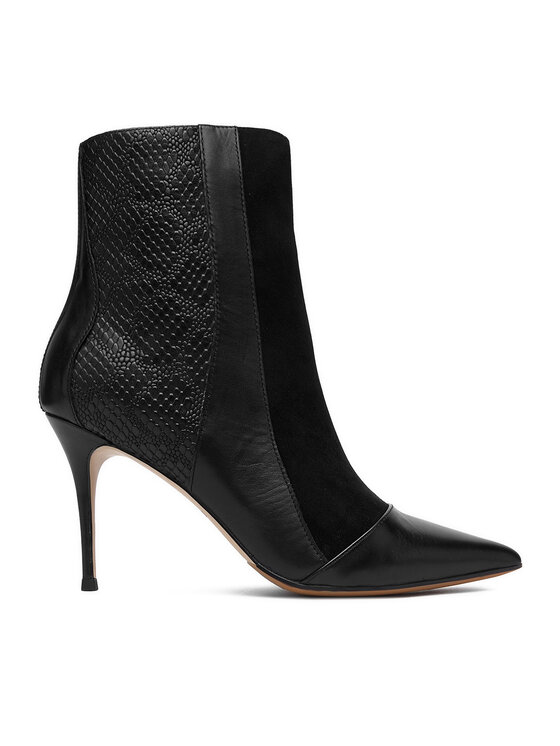 Eva Minge Боти EO-DELLA-GLC9036-5.5-888 Черен цвят на ниска цена