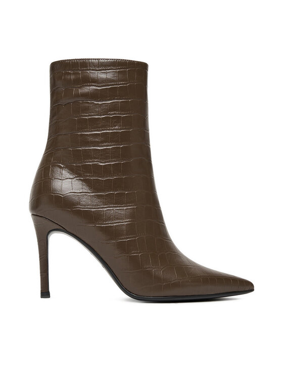 Eva Minge Боти EO-DEMI-GLC6303-6-320 Кафяв цвят на ниска цена