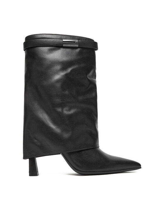 Eva Minge Боти EO-DULCE-GLC8537C-8.5-722-2 Черен цвят на ниска цена