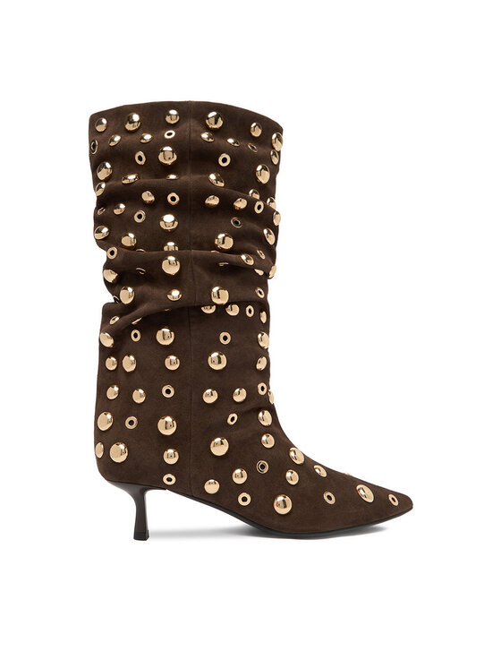 Eva Minge Боти EO-TESS-2117-05 Кафяв цвят на ниска цена