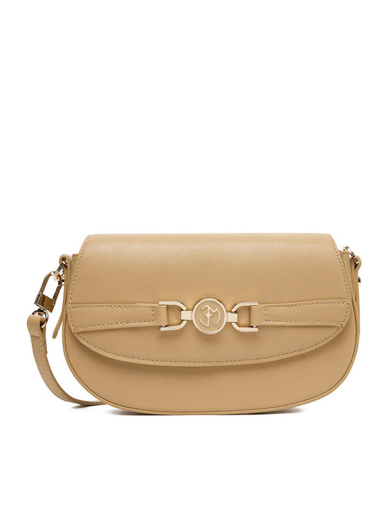 Eva Minge Дамска чанта EO-ALLISON-KY158 Бежов цвят на ниска цена