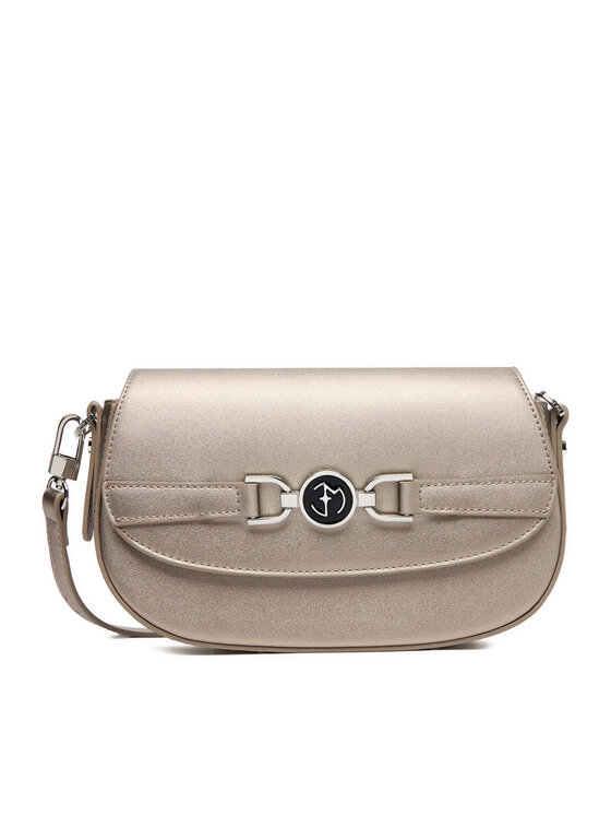 Eva Minge Дамска чанта EO-ALMA-KY158-1 Сребрист цвят на ниска цена