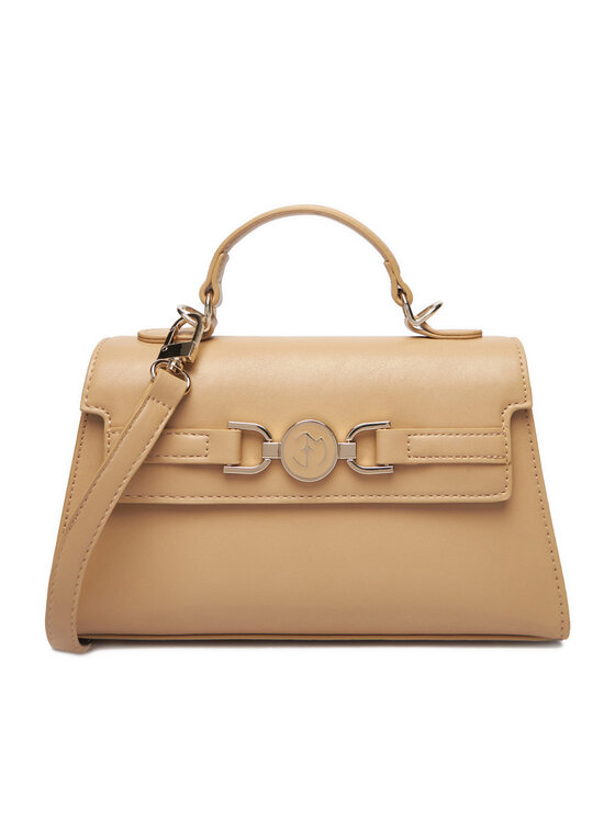 Eva Minge Дамска чанта EO-AMAIA-KY160-3 Бежов цвят на ниска цена