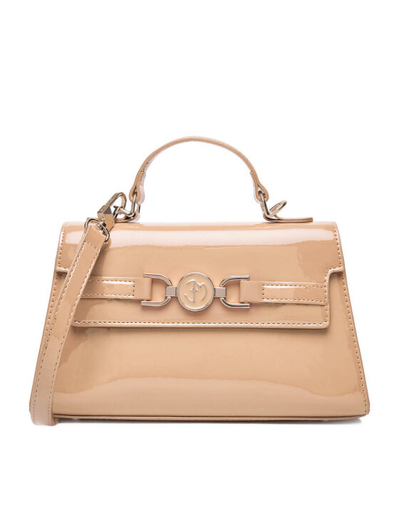 Eva Minge Дамска чанта EO-AMANI-KY160 Бежов цвят на ниска цена