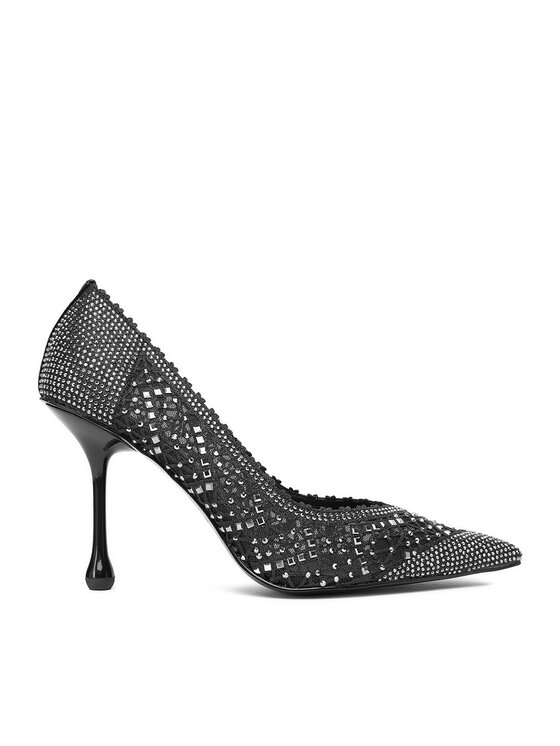 Eva Minge Обувки на ток EO-AMY-1797-823 Черен цвят на ниска цена