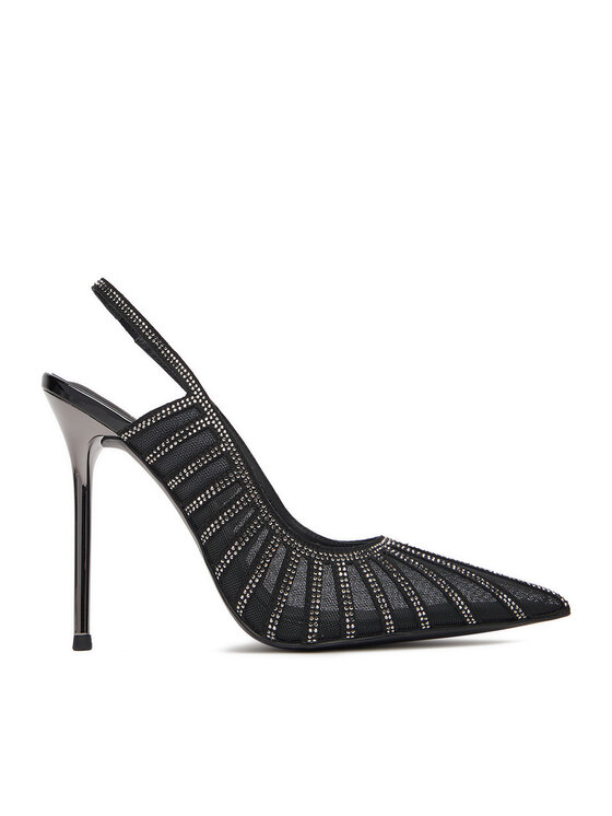 Eva Minge Обувки на ток EO-AVA-E373-70H-C183Y1 Черен цвят на ниска цена