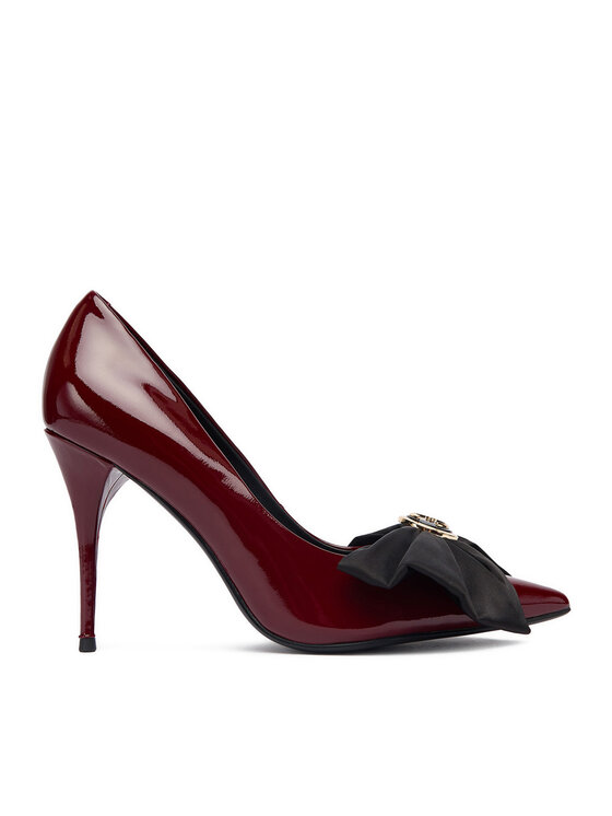 Eva Minge Обувки на ток EO-KARA-163-1-1 Бордо цвят на ниска цена