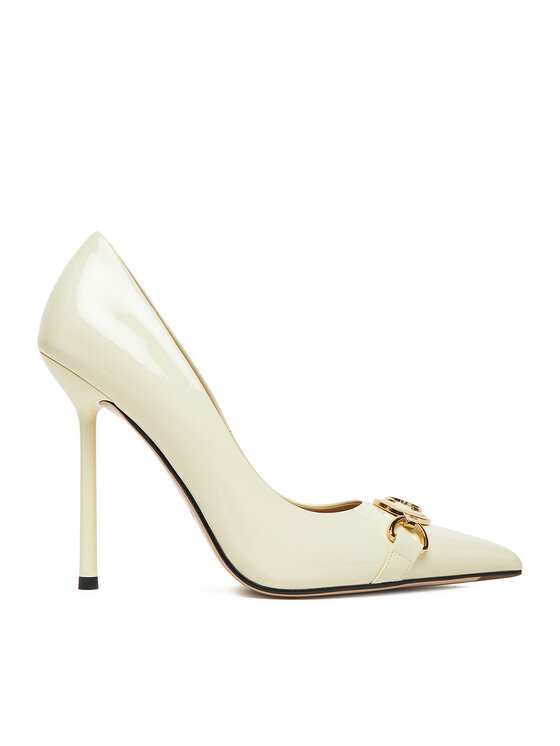 Eva Minge Обувки на ток EO-NOVA-1677-13-3 Екрю цвят на ниска цена