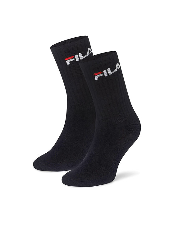 Fila Дълги чорапи F4401-AW24 (2-pack) Черен цвят на ниска цена