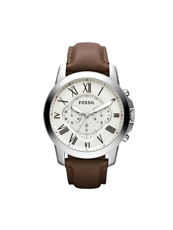 Fossil Часовник Grant FS4735 Кафяв цвят на ниска цена