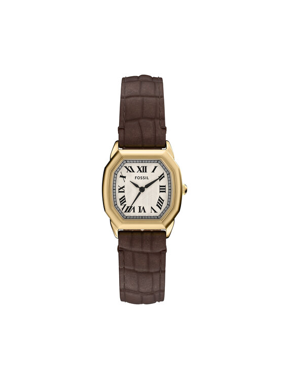 Fossil Часовник Harlow ES5426 Кафяв цвят на ниска цена