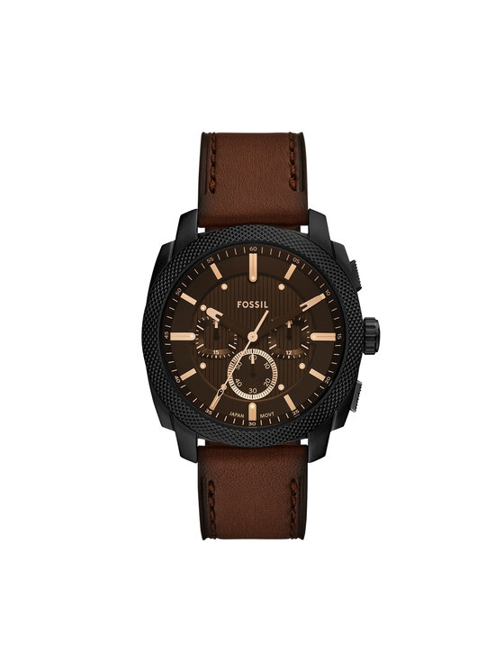 Fossil Часовник Machine Chronograph FS6101 Кафяв цвят на ниска цена