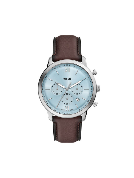 Fossil Часовник Neutra Chronograph FS6109 Кафяв цвят на ниска цена