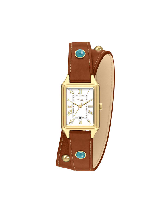 Fossil Часовник Raquel ES5418 Кафяв цвят на ниска цена