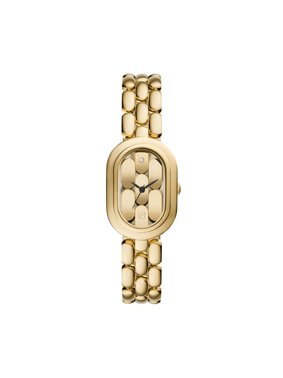 Fossil Часовник Sloan Gold-Tone Stainless Steel ES5380 Златист цвят на ниска цена