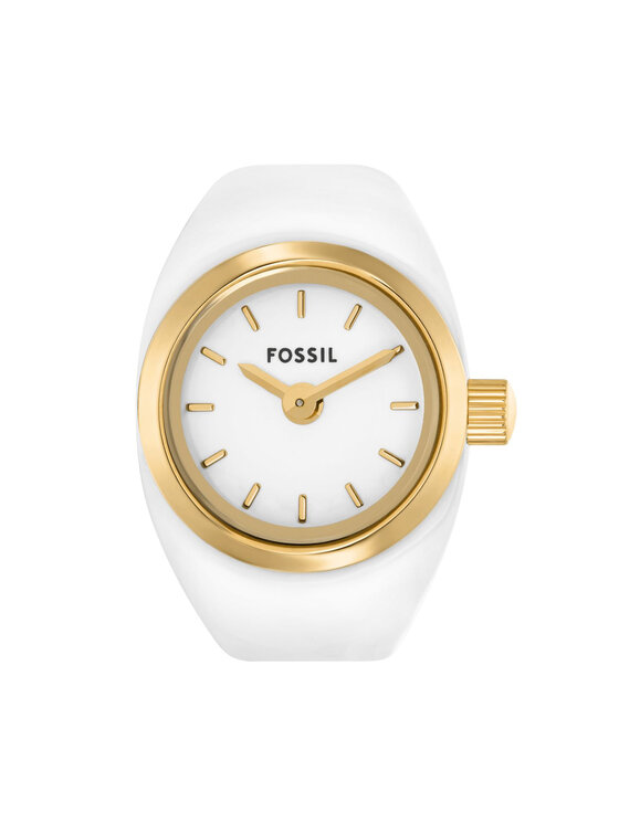 Fossil Часовник Watch Ring ES5412 Бял цвят на ниска цена