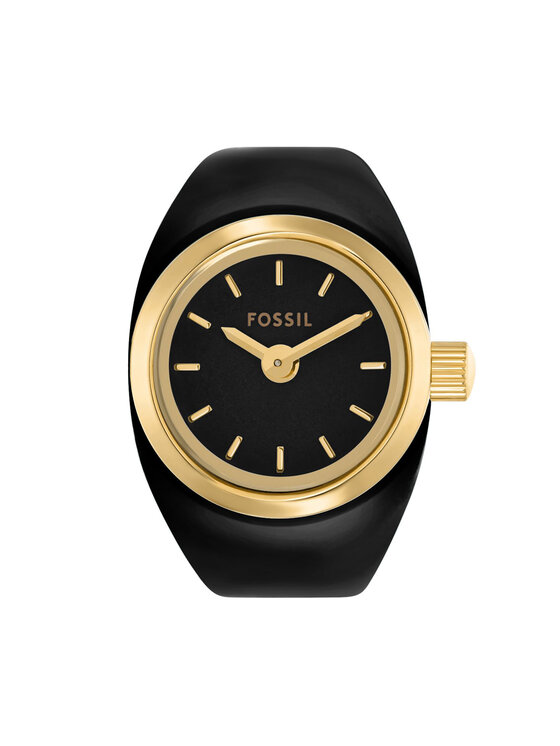 Fossil Часовник Watch Ring ES5413 Черен цвят на ниска цена