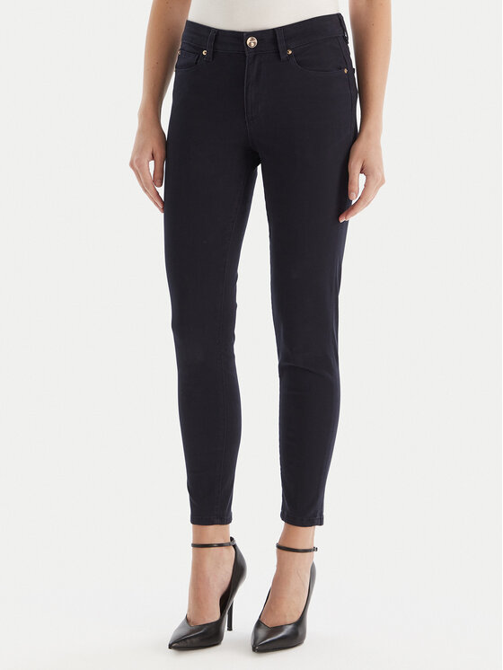 Fracomina Дънки FP25WV8000W72001 Тъмносин Slim Fit цвят на ниска цена