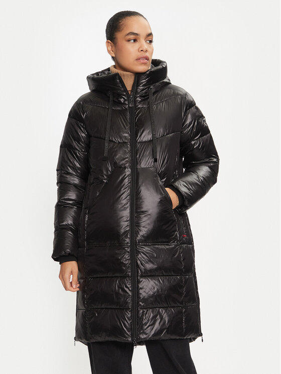 Frieda & Freddies Зимно яке 3847A Черен Regular Fit цвят на ниска цена