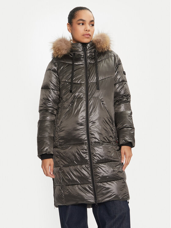 Frieda & Freddies Зимно яке 3847C Зелен Regular Fit цвят на ниска цена