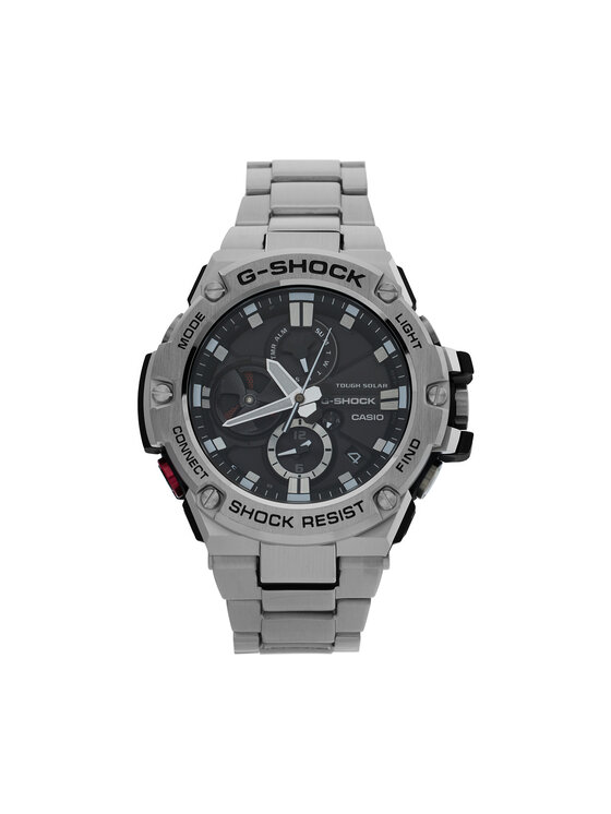 G-Shock Часовник GST-B100D-1AER Сребрист цвят на ниска цена