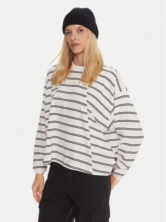 G-Star Raw Блуза D27183-E134 Екрю Oversize цвят на ниска цена