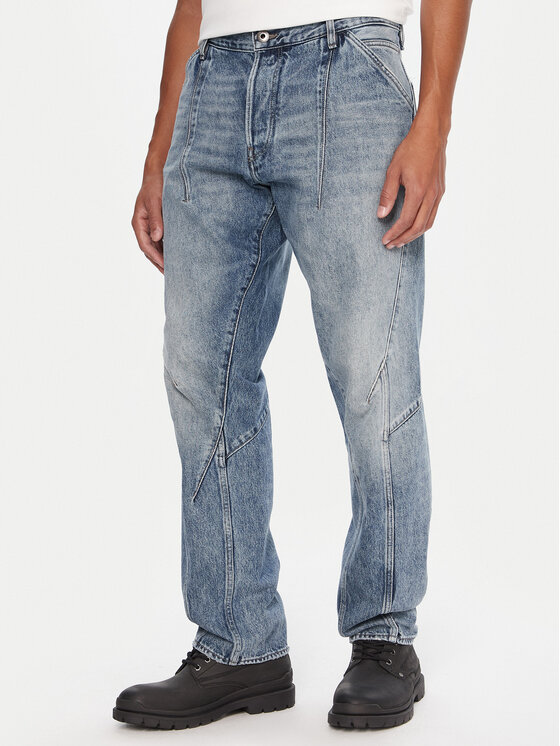 G-Star Raw Дънки Kitoh 3D D26701-E207 Син Relaxed Fit цвят на ниска цена