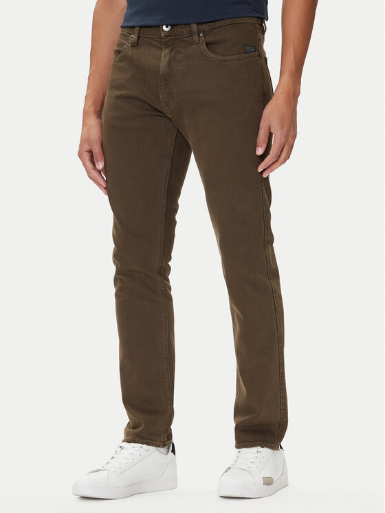 G-Star Raw Дънки Mosa D23692-D552 Бежов Straight Fit цвят на ниска цена