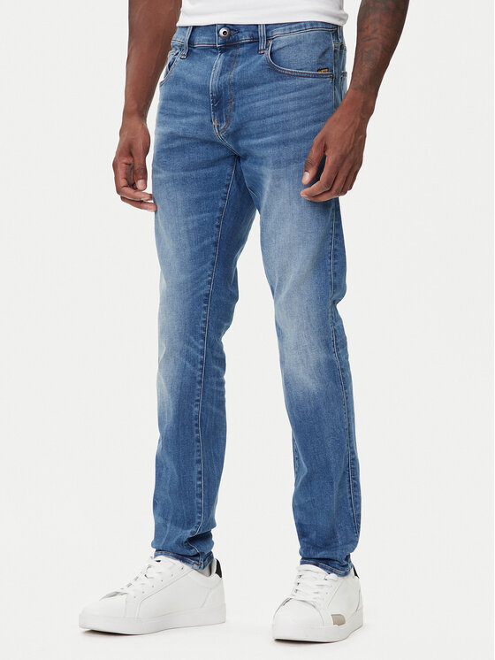 G-Star Raw Дънки Revend 51010-8968-6028 Тъмносин Skinny Fit цвят на ниска цена