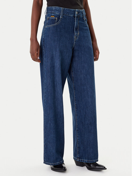 G-Star Raw Дънки Skater D25286-D536 Тъмносин Loose Fit цвят на ниска цена