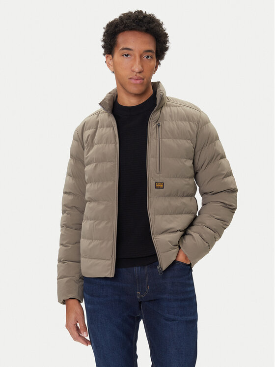 G-Star Raw Зимно яке Foundation D24276-D518 Зелен Regular Fit цвят на ниска цена