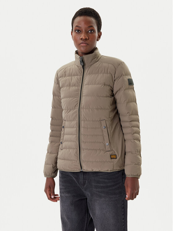 G-Star Raw Зимно яке Foundation D26954-D518 Зелен Regular Fit цвят на ниска цена