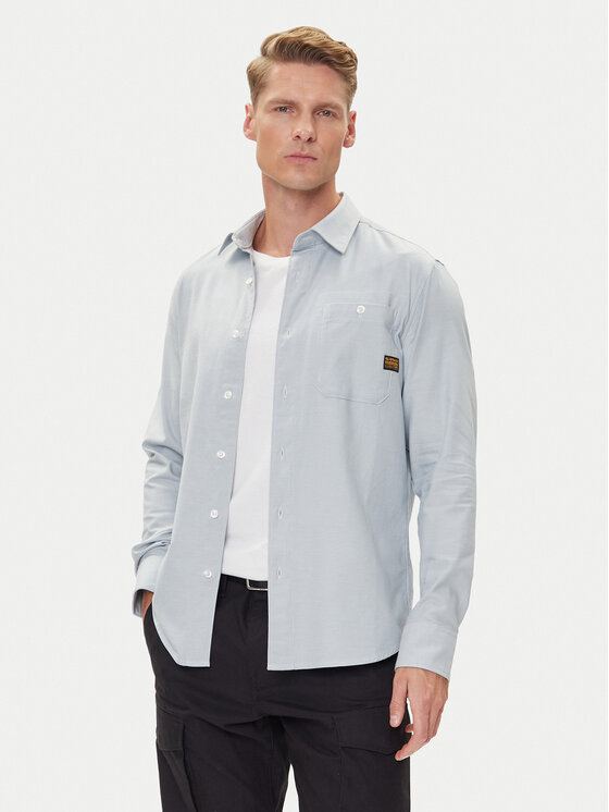 G-Star Raw Риза Bristum 2.0 D23553-D748 Тъмносин Slim Fit цвят на ниска цена