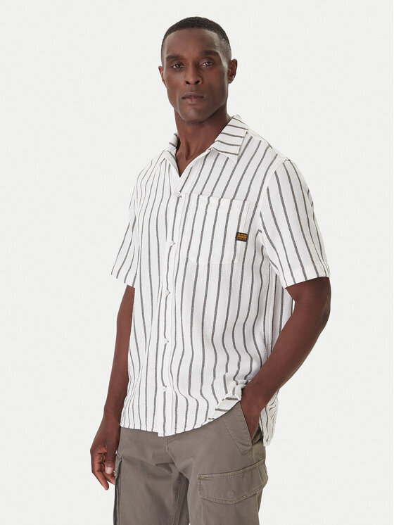 G-Star Raw Риза One Pocket D26183-D916 Син Regular Fit цвят на ниска цена