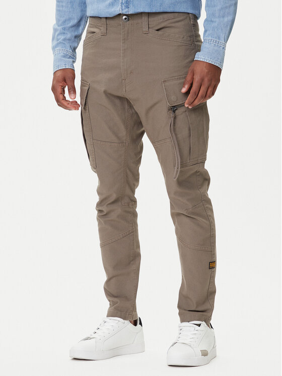 G-Star Raw Текстилни панталони Zip Pocket 3D D24307-E172 Зелен Skinny Fit цвят на ниска цена