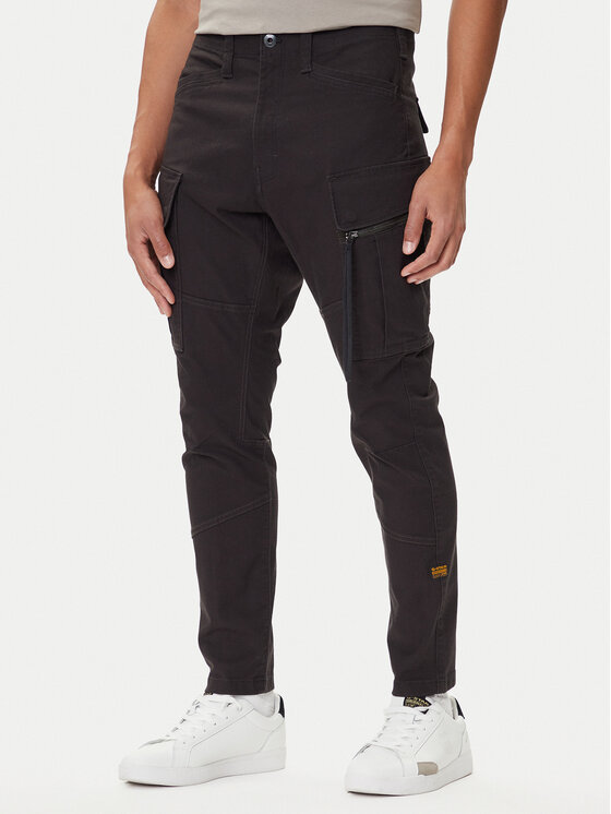 G-Star Raw Текстилни панталони Zip Pocket 3D D24307-E172 Черен Skinny Fit цвят на ниска цена