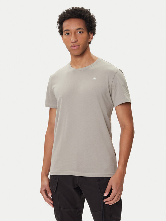 G-Star Raw Тишърт Base-S D16411-336 Бежов Regular Fit цвят на ниска цена