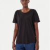 G-Star Raw Тишърт Rolled Up D24524-4107 Черен Loose Fit цвят на ниска цена