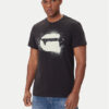 G-Star Raw Тишърт Spray Logo D26833-D101 Черен Regular Fit цвят на ниска цена