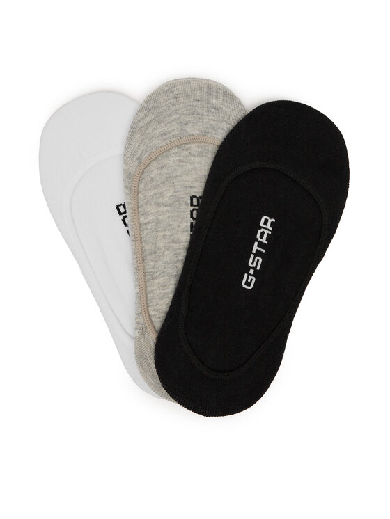 G-Star Raw Чорапи тип терлици AS_G-STAR_S_013_SS25 (3-PACK) Сив цвят на ниска цена