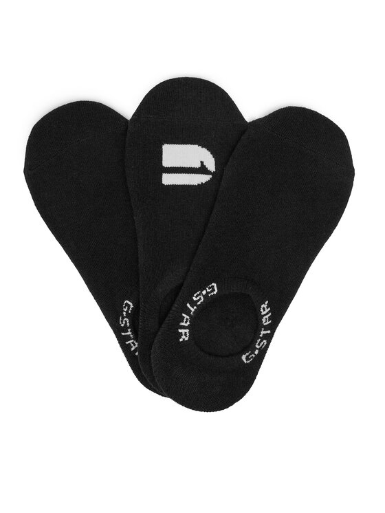 G-Star Raw Чорапи тип терлици AS_G-STAR_S_020_SS25 (3-PACK) Черен цвят на ниска цена
