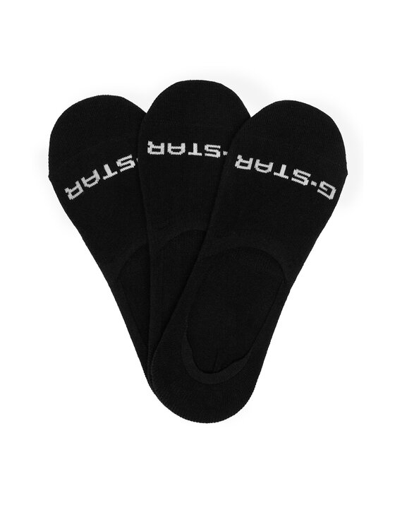 G-Star Raw Чорапи тип терлици AS_G-STAR_S_124_SS25 (3-PACK) Черен цвят на ниска цена