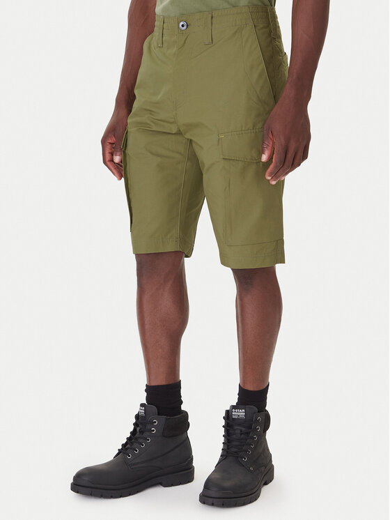 G-Star Raw Шорти от плат Core D26220-C973 Сив Regular Fit цвят на ниска цена