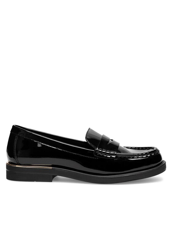 GINO ROSSI Мокасини LUISA-112989 Черен цвят на ниска цена